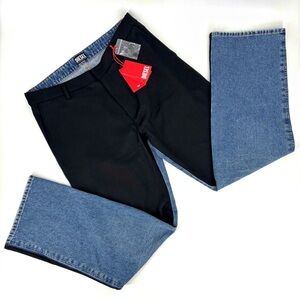 Diesel NWT P-Haku Two-Tone Trouser Jeans, Ital 50, US 34/Large